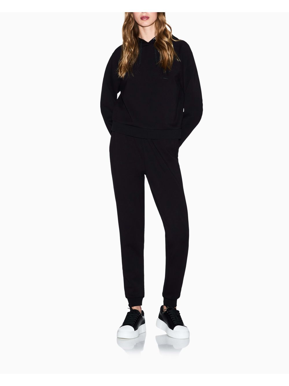 Pantalone Armani jogger Icon Donna - Nero