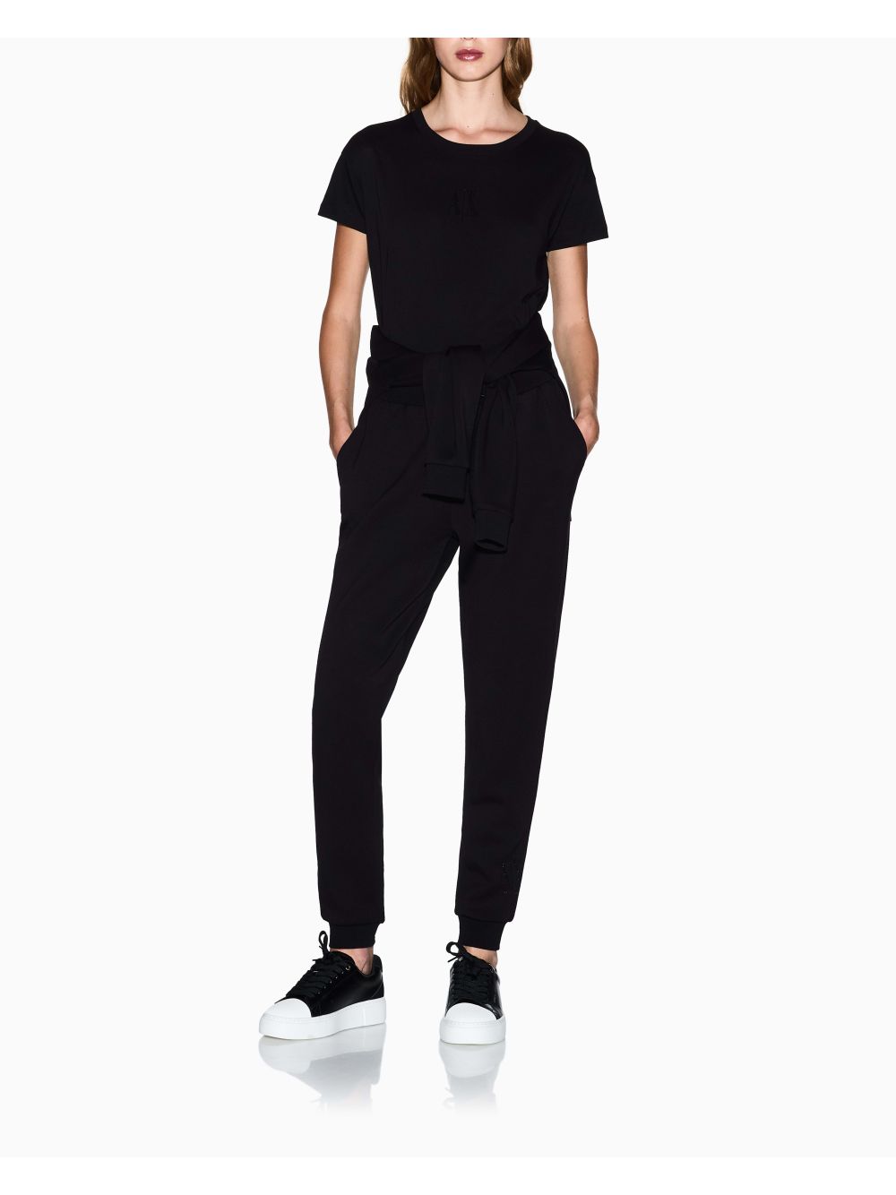 T-shirt Armani Relaxed fit in cotone Donna - Nero