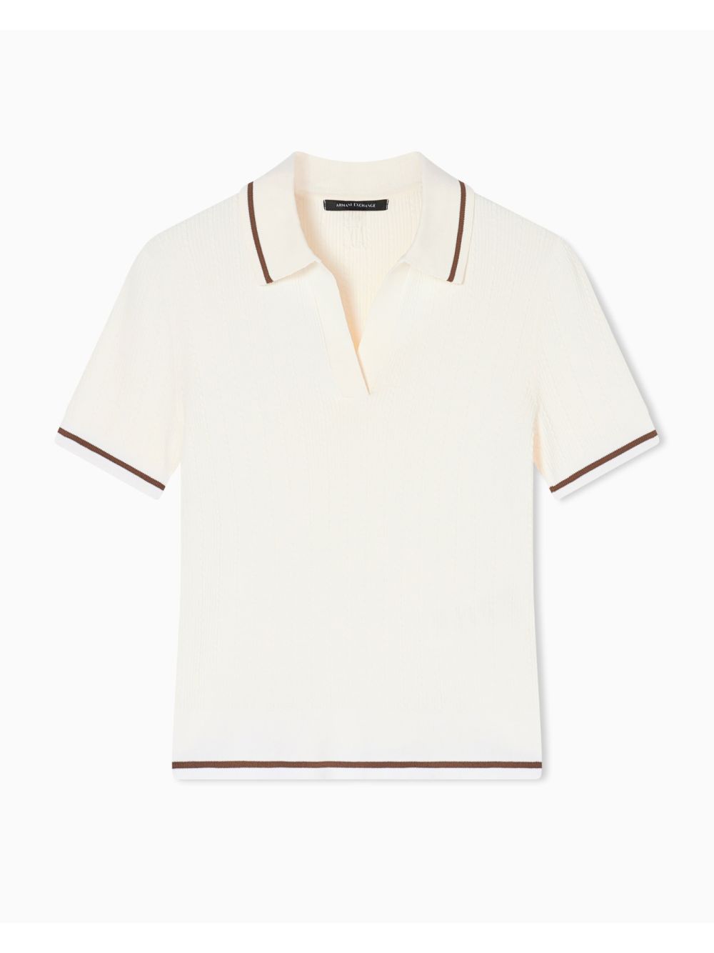 Pullover Armani in tessuto tecnico Donna - Bianco