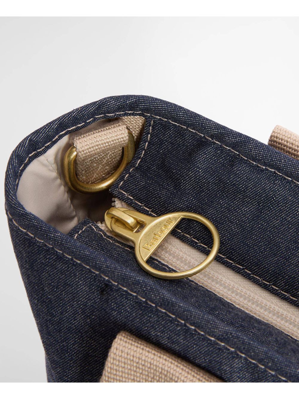 Borsa Barbour mini mya denim Donna - Blu