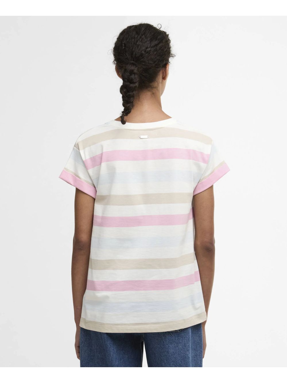 T-shirt Barbour lyndale top Donna - Blu