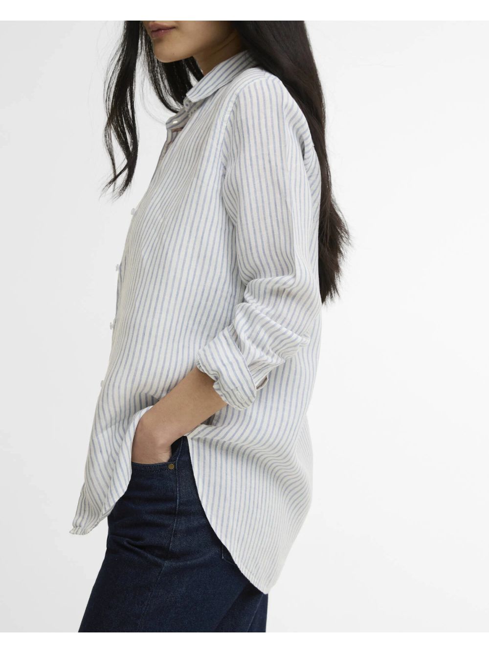 Camicia Barbour marine Donna - Celeste