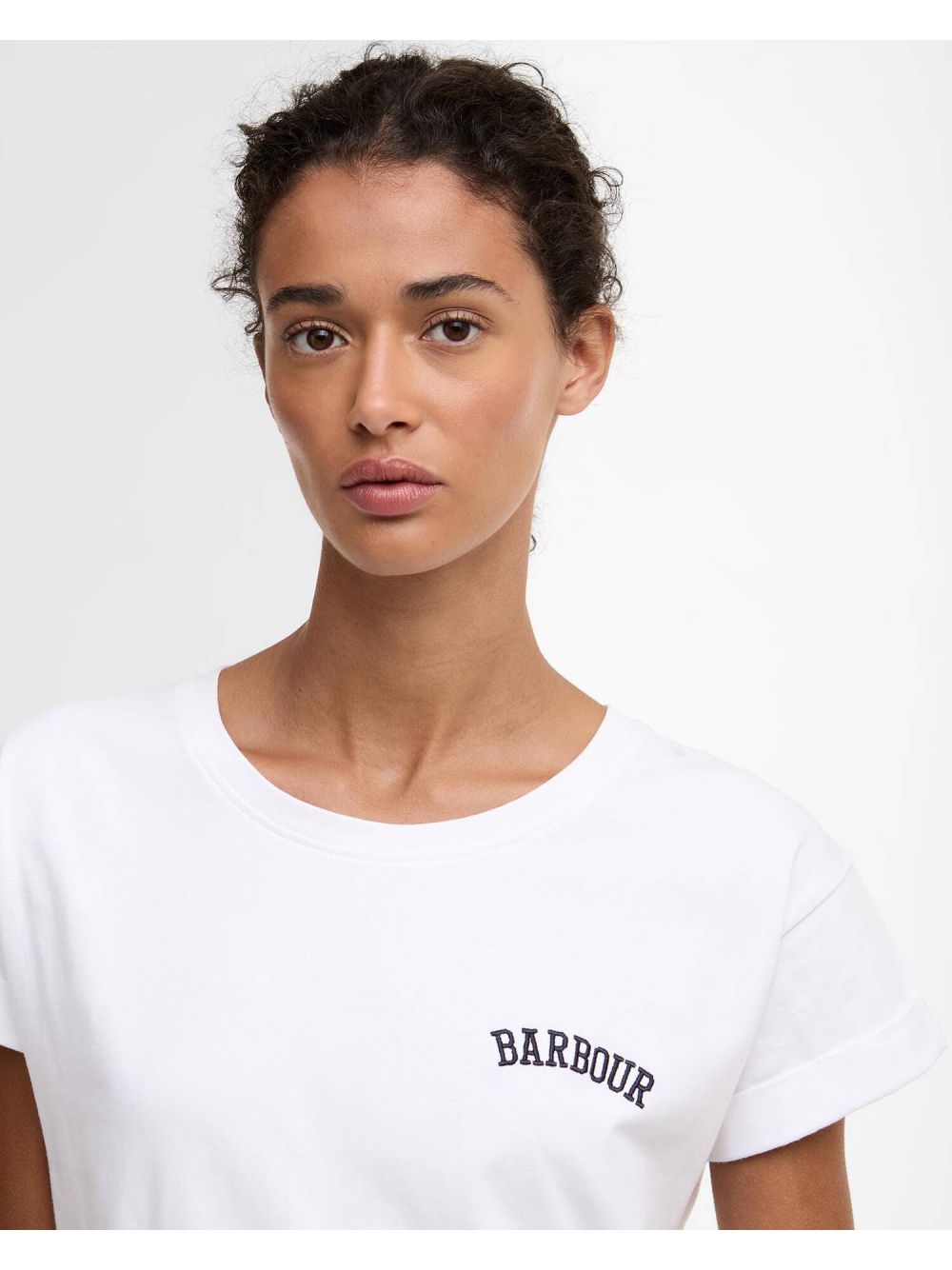 T-shirt Barbour bede Donna - Bianco