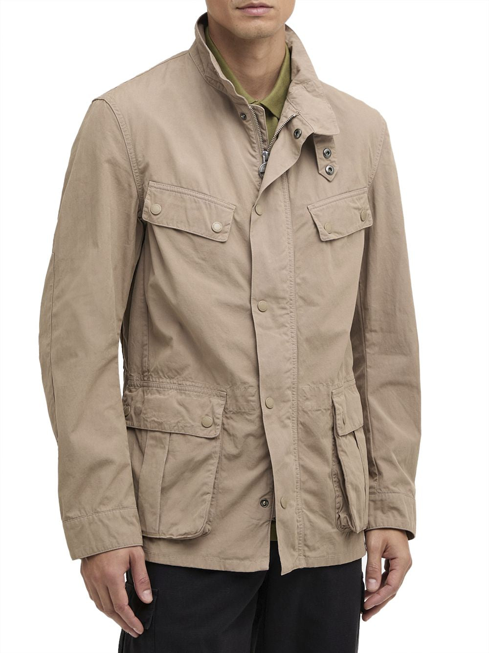 Giubbotto Barbour garment dyed duke Uomo - Beige