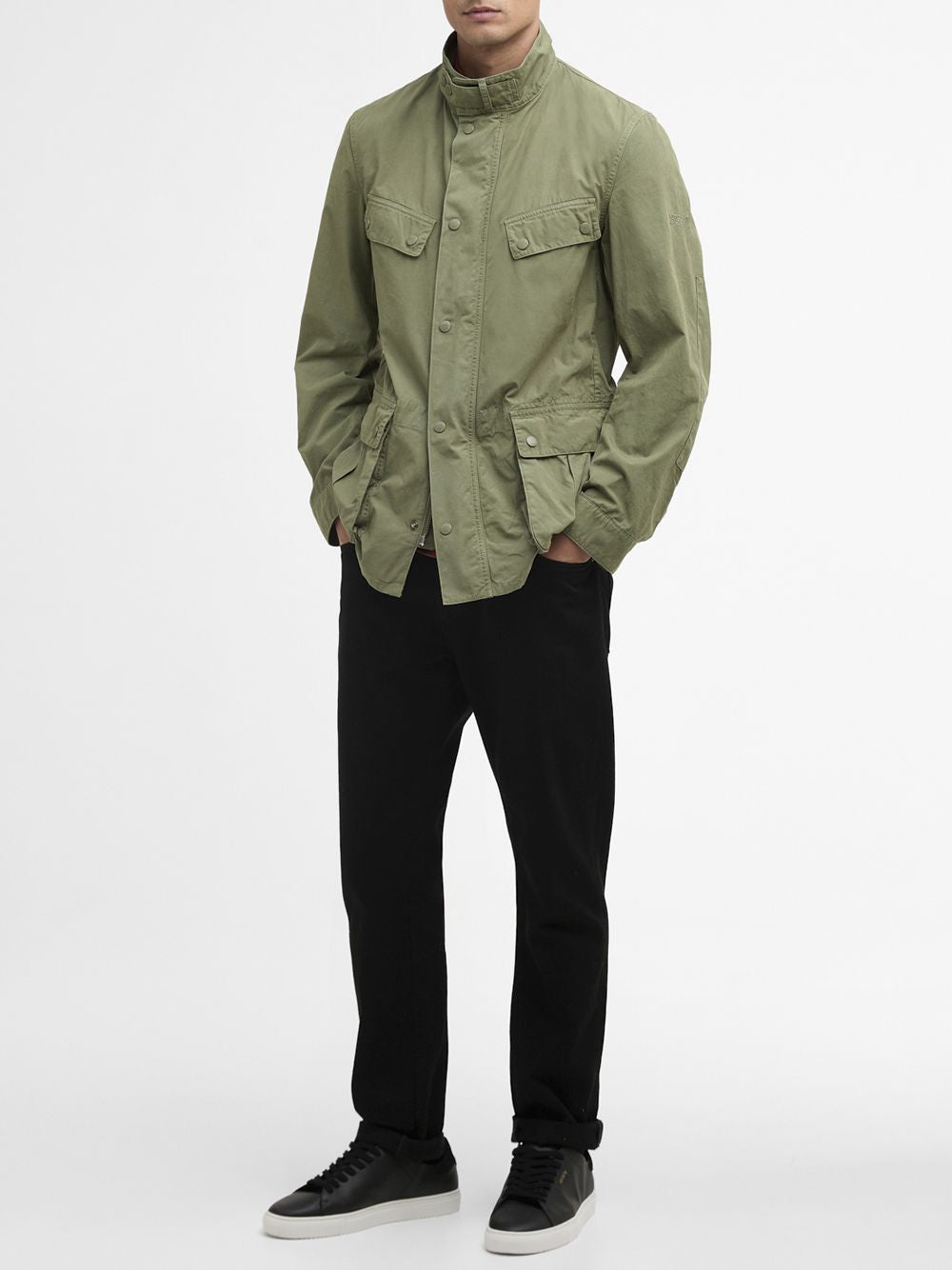 Giubbotto Barbour garment dyed duke Uomo - Verde