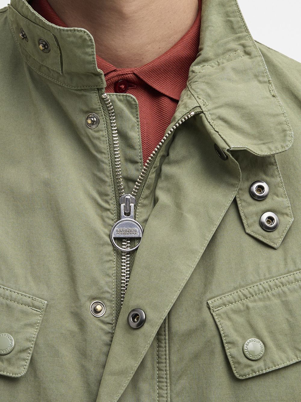 Giubbotto Barbour garment dyed duke Uomo - Verde