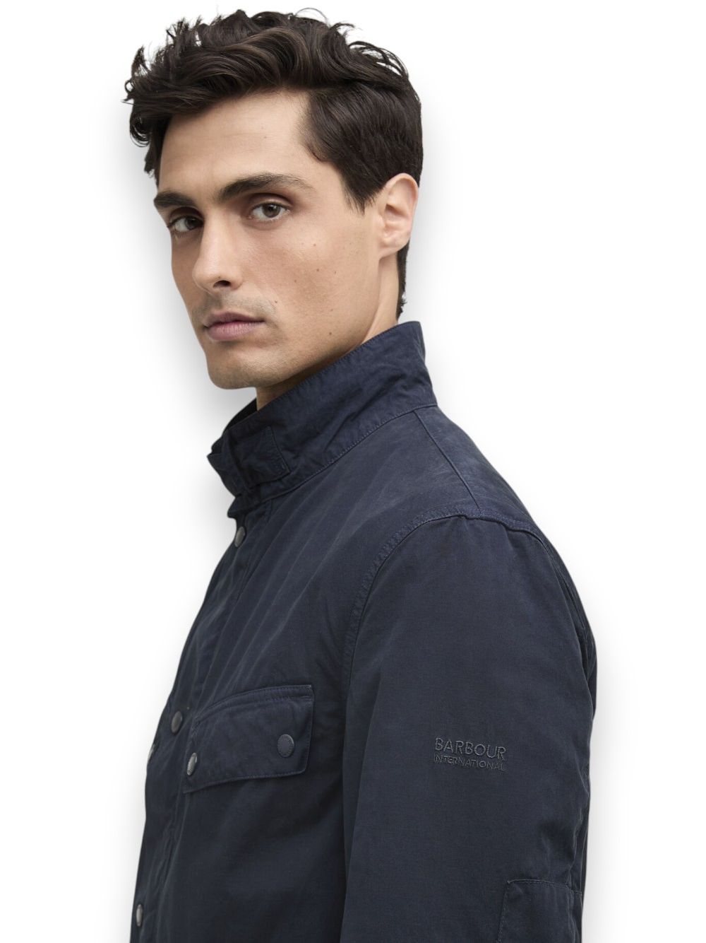 Giubbotto Barbour garment dyed duke Uomo - Navy