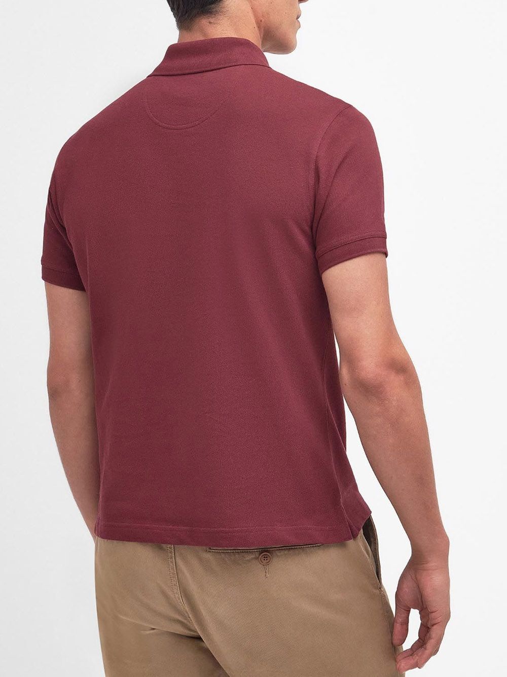 Polo Barbour tartan piquet Uomo - Rosso