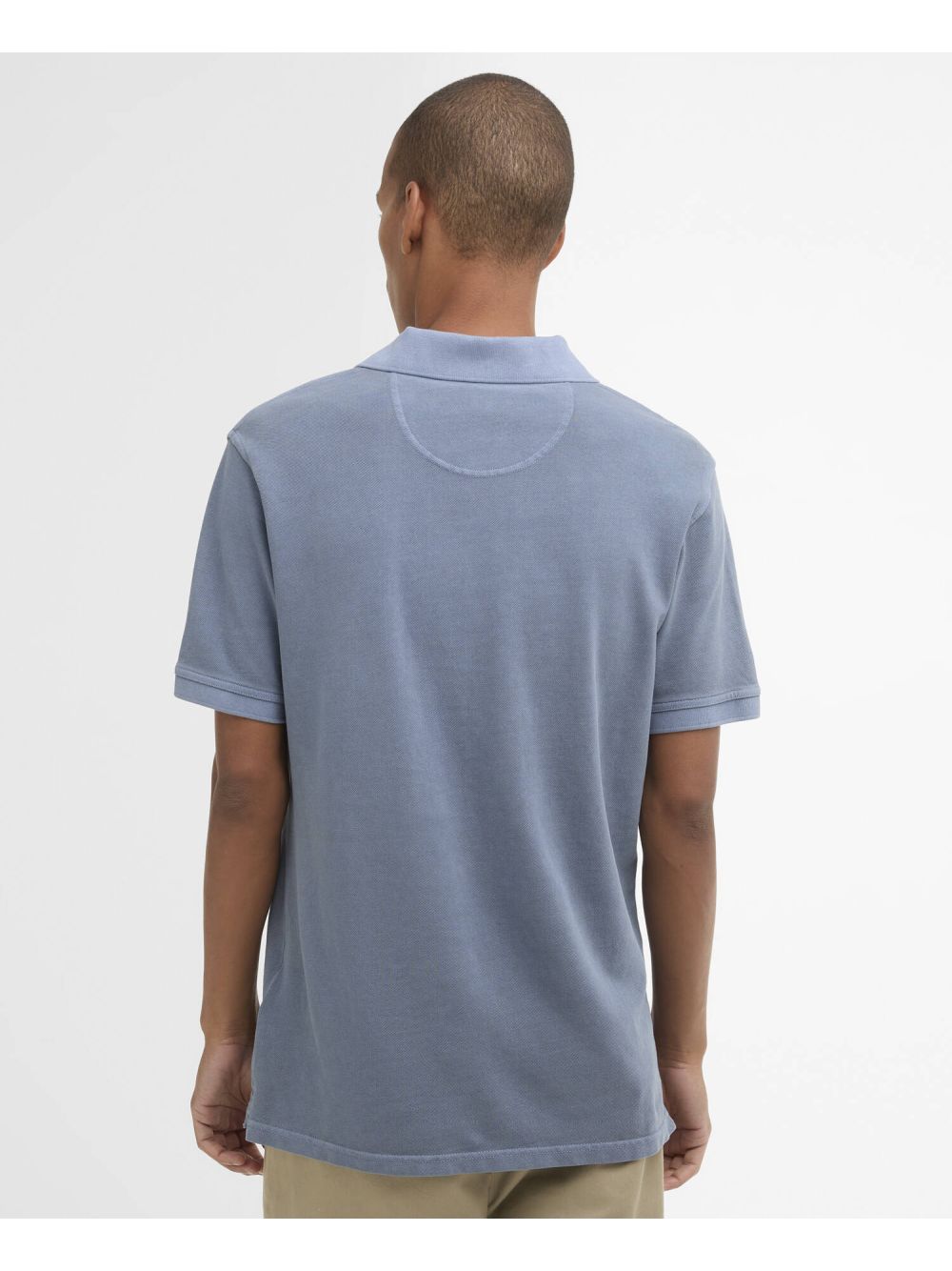 Polo Barbour washed tartan Uomo - Blu