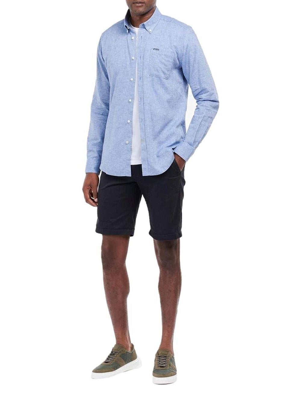 Camicia Barbour nelson tailored Uomo - Blu
