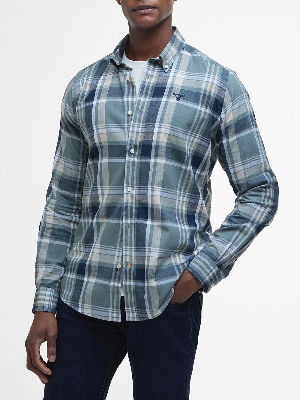 Camicia Barbour kidd tailored Uomo - Blu