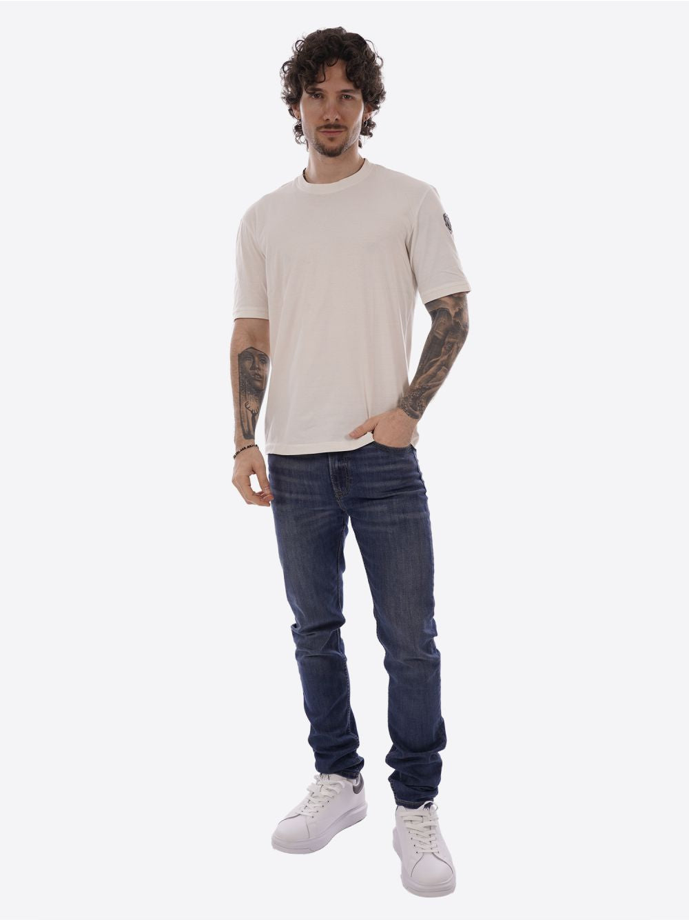 T-shirt Blauer HANSON Uomo - Bianco
