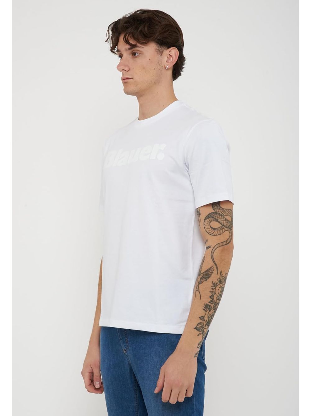 T-shirt Blauer BOURN Uomo - Bianco