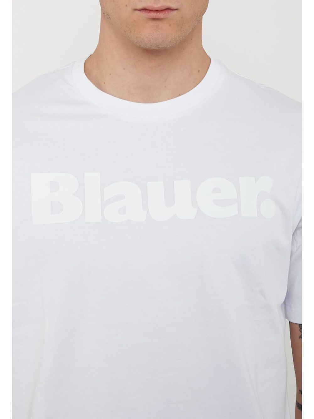 T-shirt Blauer BOURN Uomo - Bianco