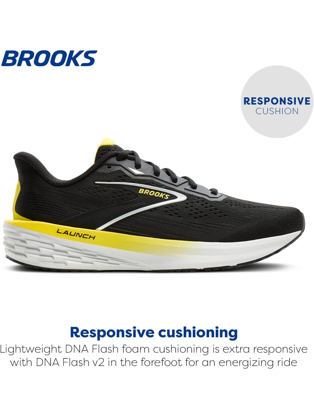 Scarpe Running Brooks LAUNCH 12 Uomo - Nero