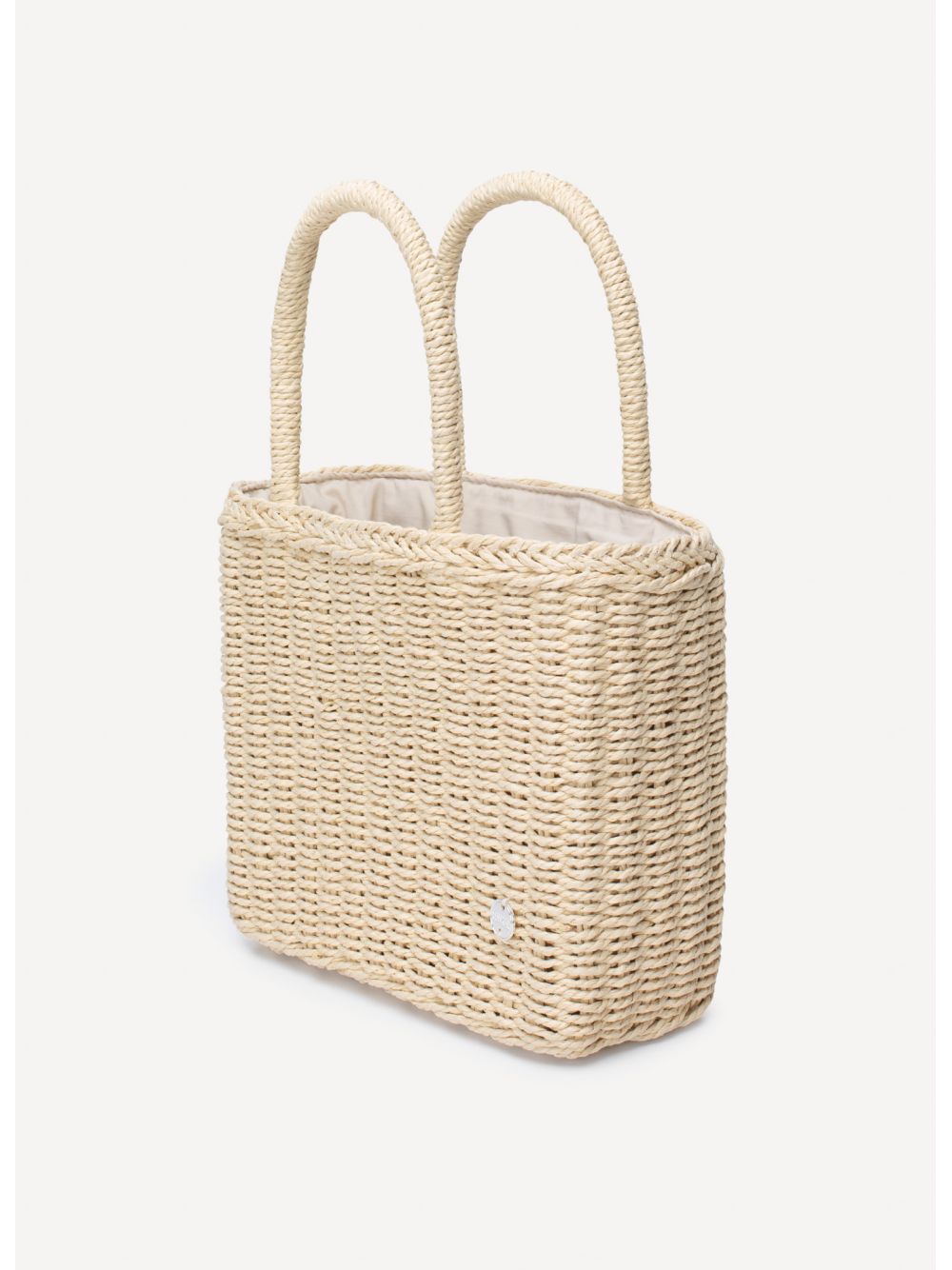 Borsa Colmar a mano in rafia Donna - Beige