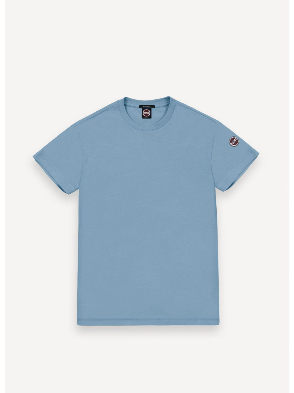 T-shirt Colmar logata in piqué di cotone Uomo - Celeste