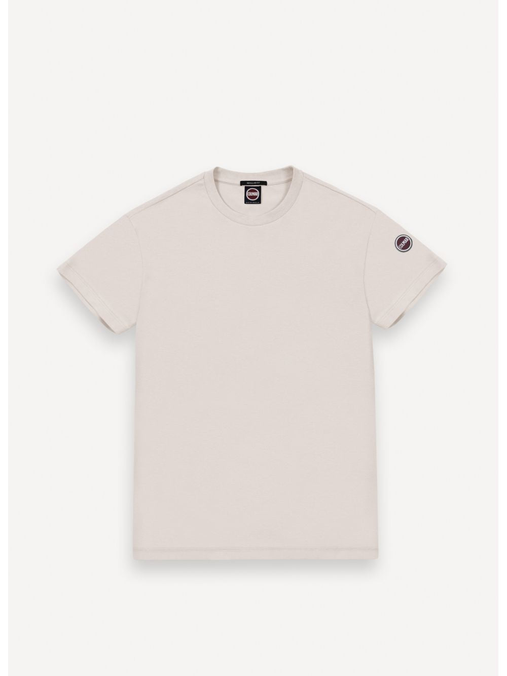 T-shirt Colmar logata in piqué di cotone Uomo - Avorio