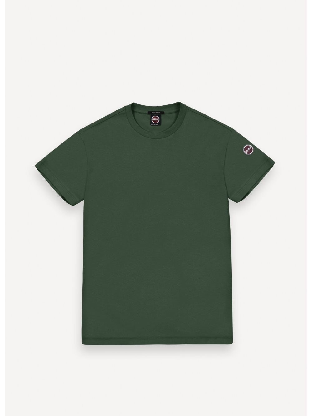 T-shirt Colmar logata in piqué di cotone Uomo - Verde