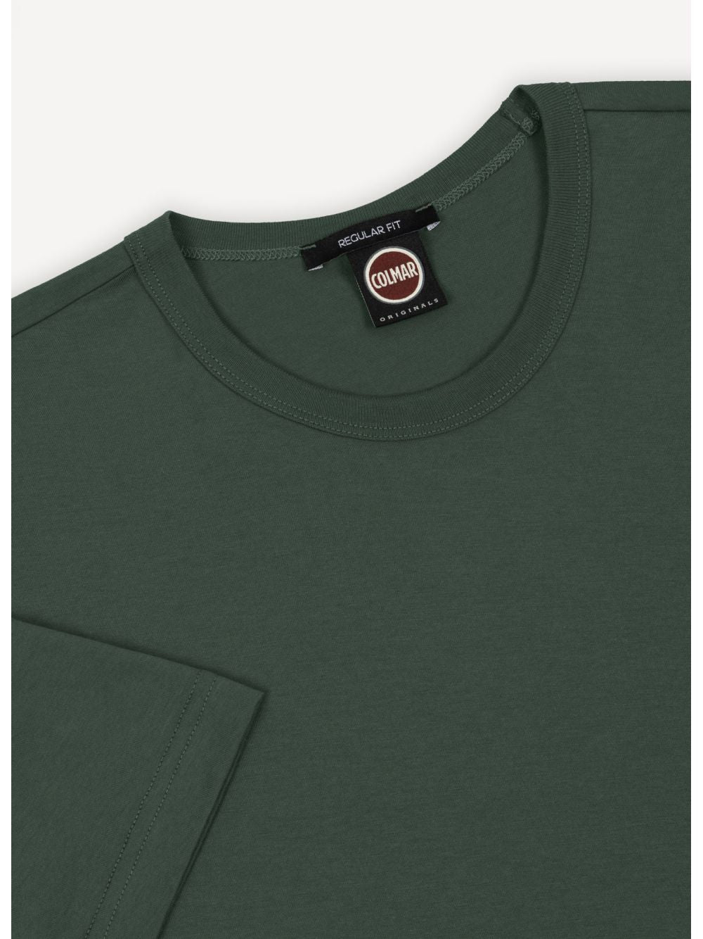 T-shirt Colmar logata in cotone Uomo - Verde