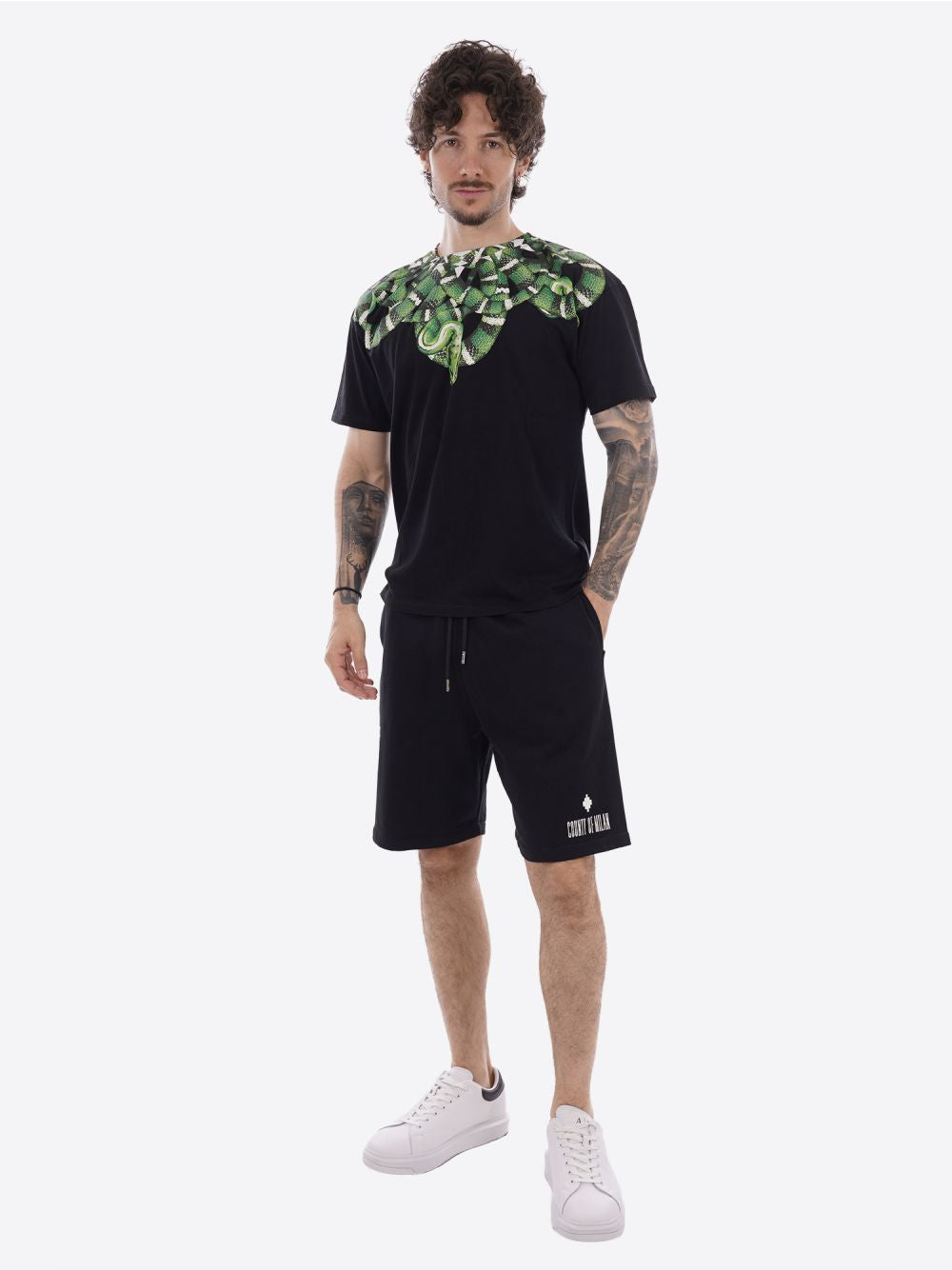 T-shirt County Of Milan Uomo - Nero