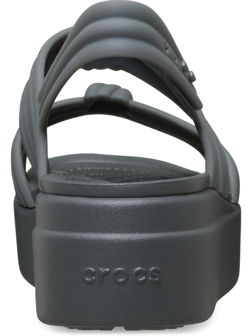 Sandali Crocs BROOKLYN KNOT LOW WEDGE Donna - Grigio
