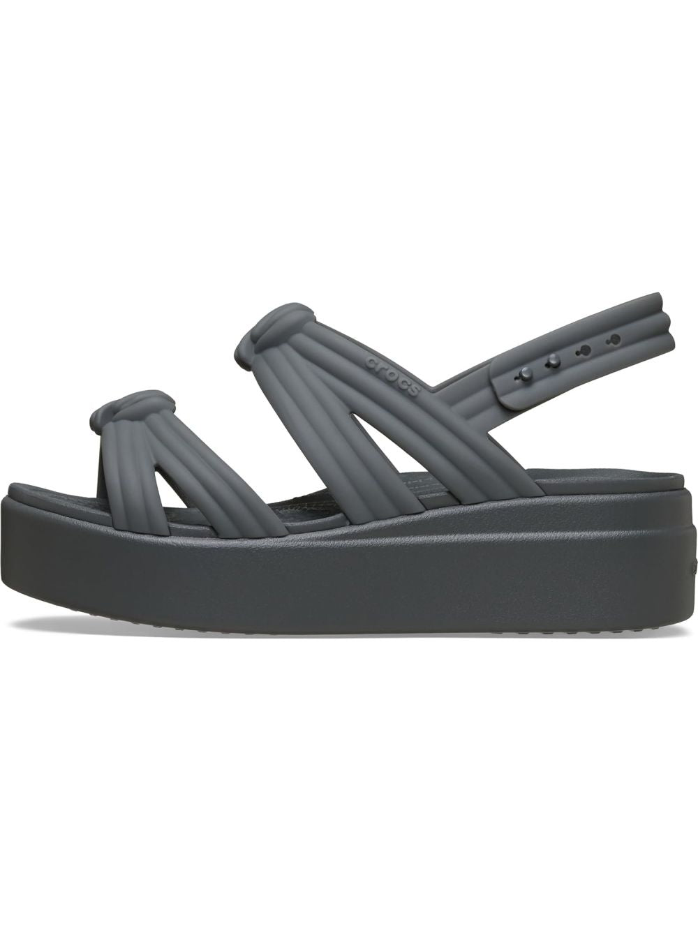 Sandali Crocs BROOKLYN KNOT LOW WEDGE Donna - Grigio