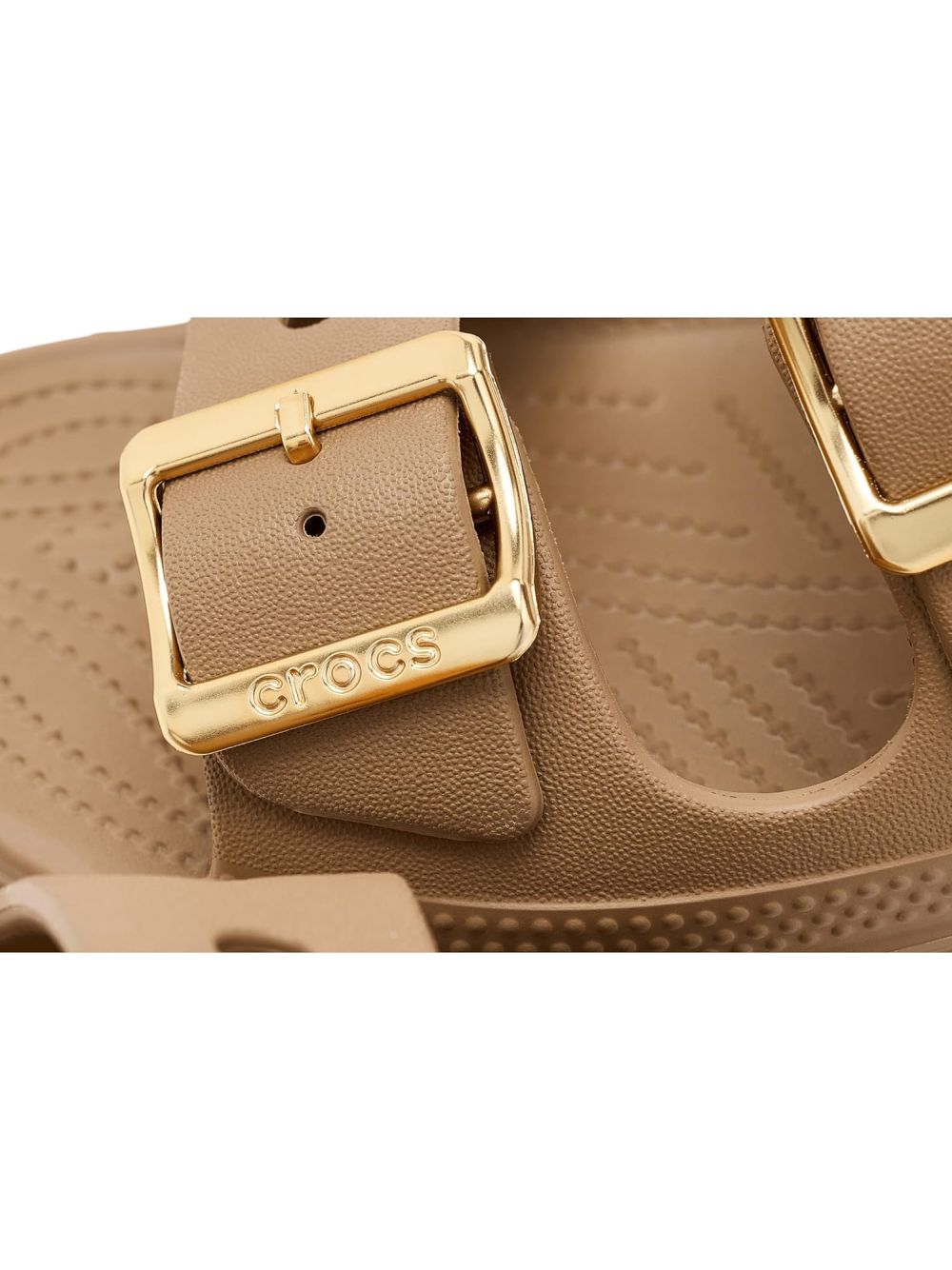 Sandali Crocs SATURDAY METALLIC BUCKLE SNDLW Donna - Beige