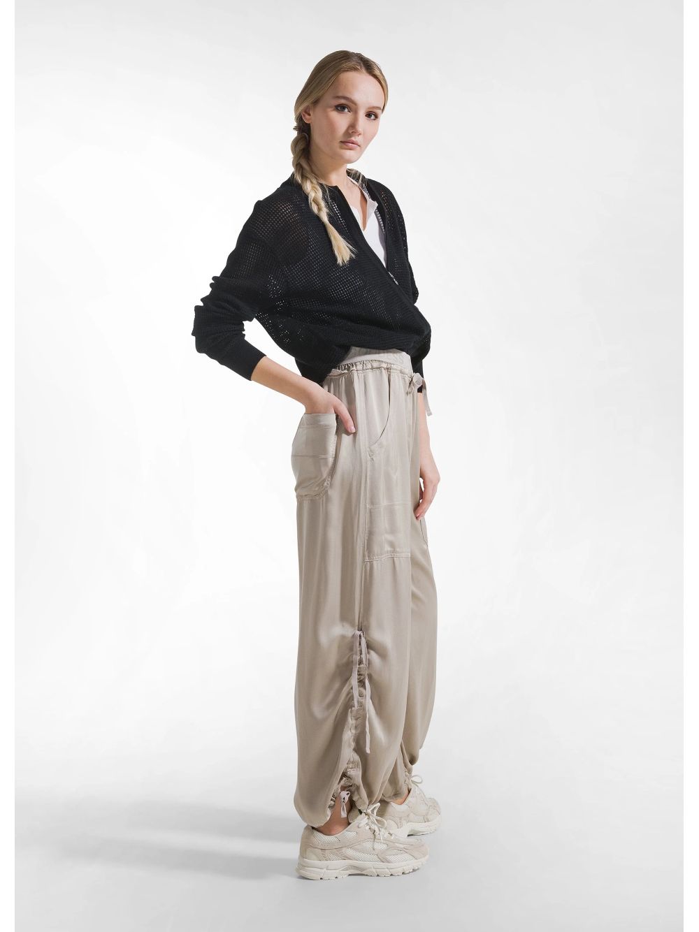 Pantalone Deha SATINATI MAGNUM Donna - Beige