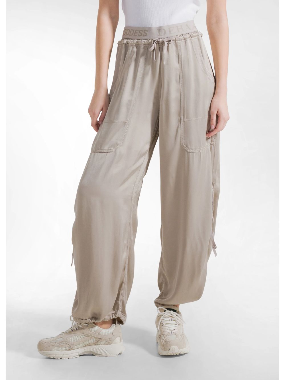 Pantalone Deha SATINATI MAGNUM Donna - Beige