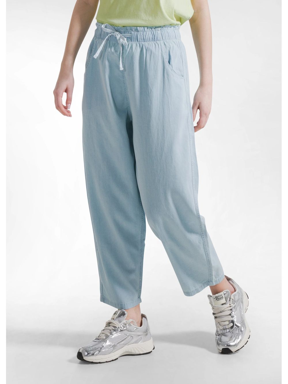 Pantalone Deha BALLOON IN DENIM LYOCELL Donna - Denim