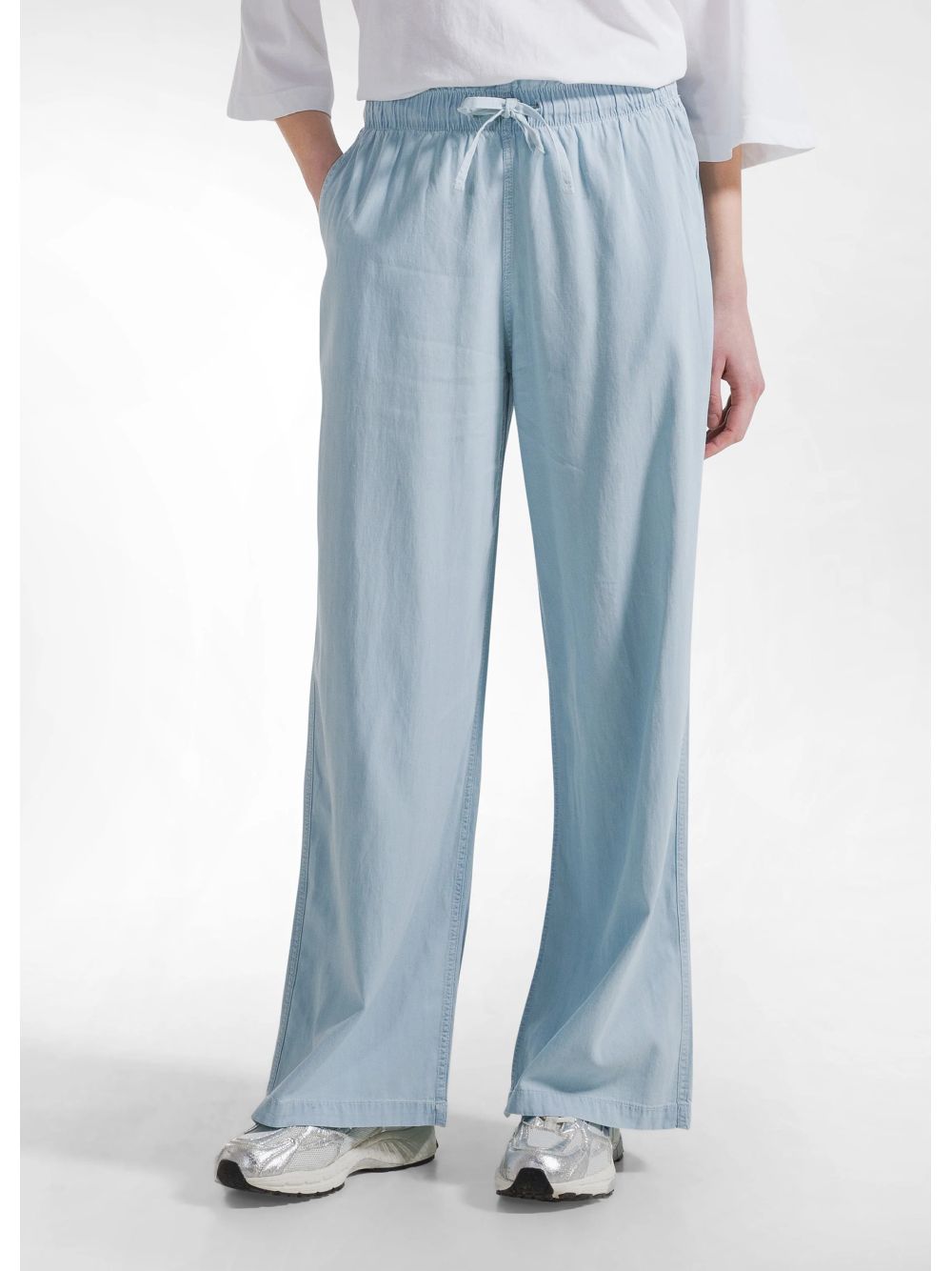 Pantalone Deha PALAZZO IN DENIM LYOCELL Donna - Denim