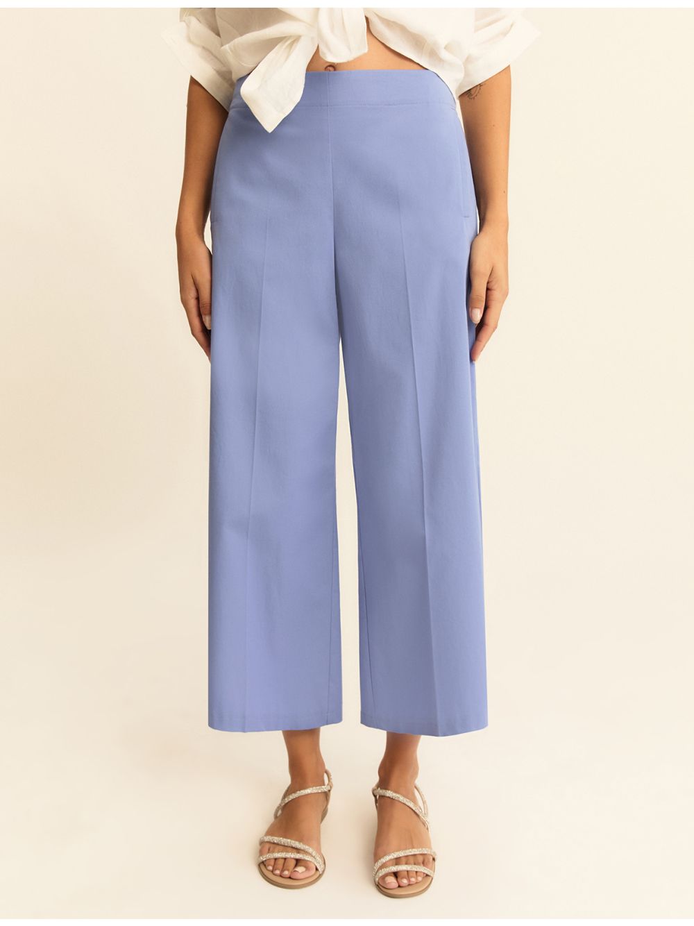 Pantalone Emme Marella EMMDISCHI Donna - Celeste