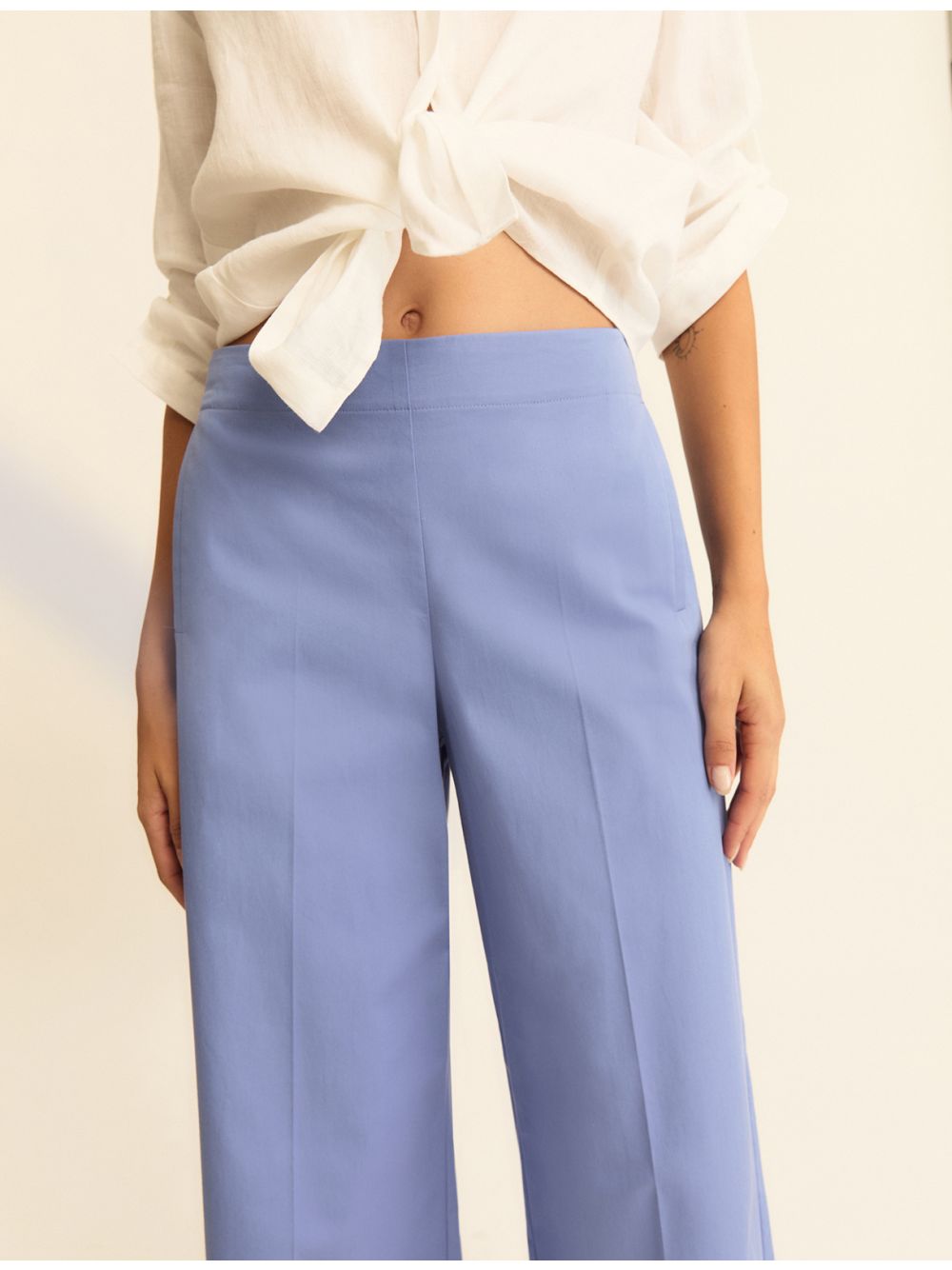 Pantalone Emme Marella EMMDISCHI Donna - Celeste
