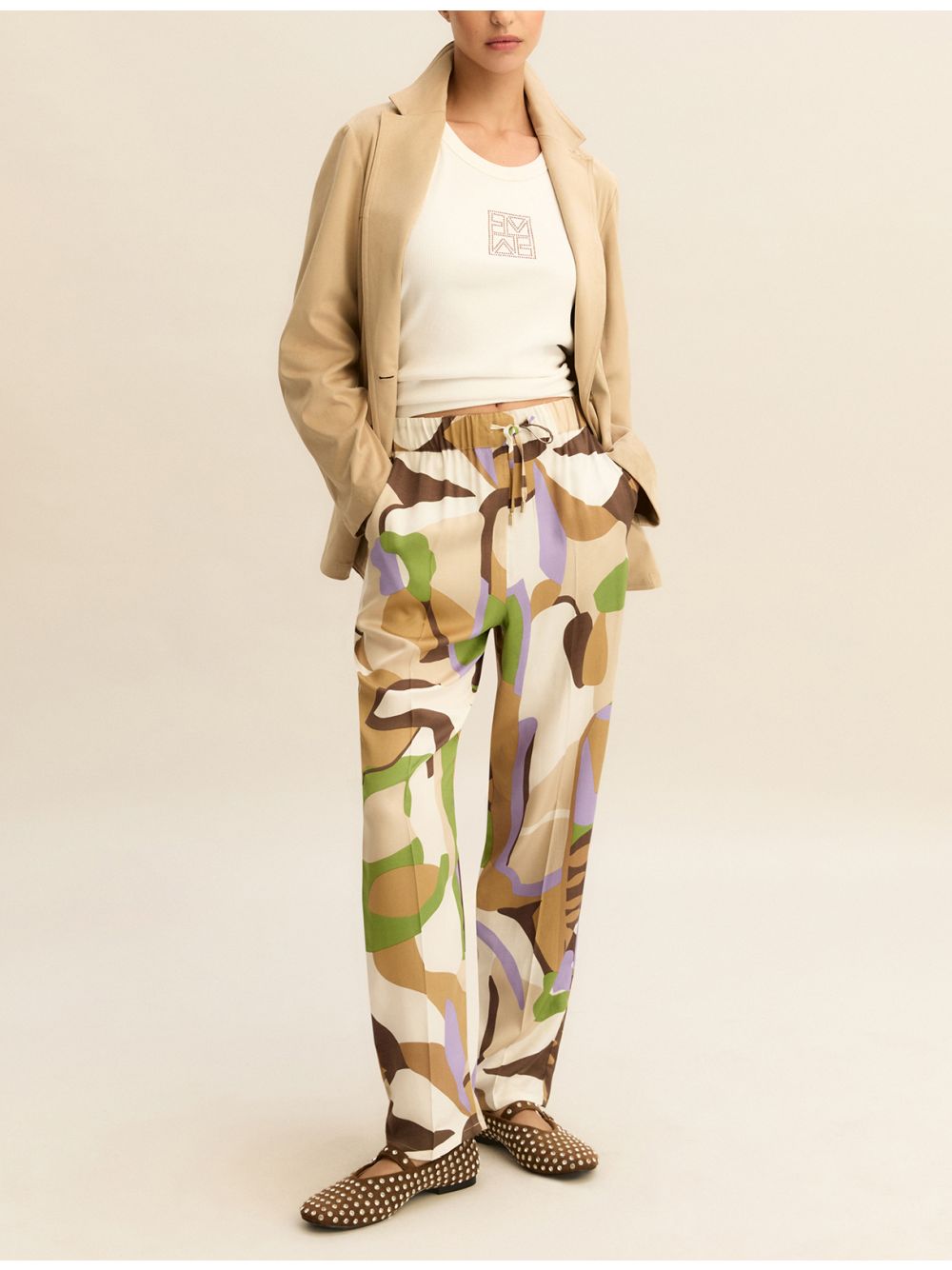 Pantalone Emme Marella EMMOSSO Donna - Marrone