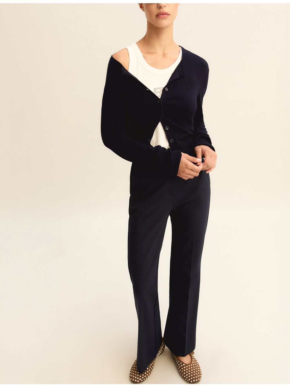 Pantalone Emme Marella EMMFLARE Donna - Blu