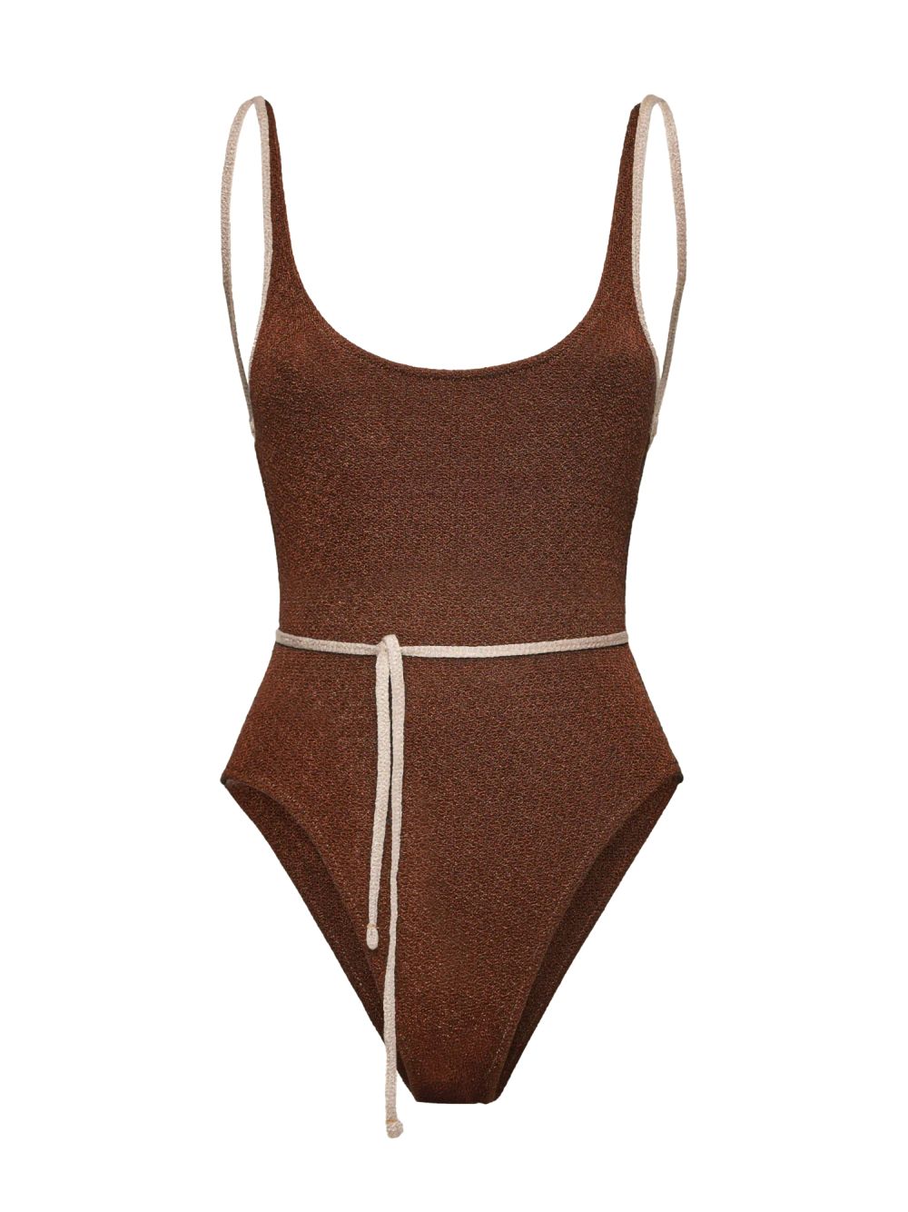 Costume F**K Monokini Donna - Marrone