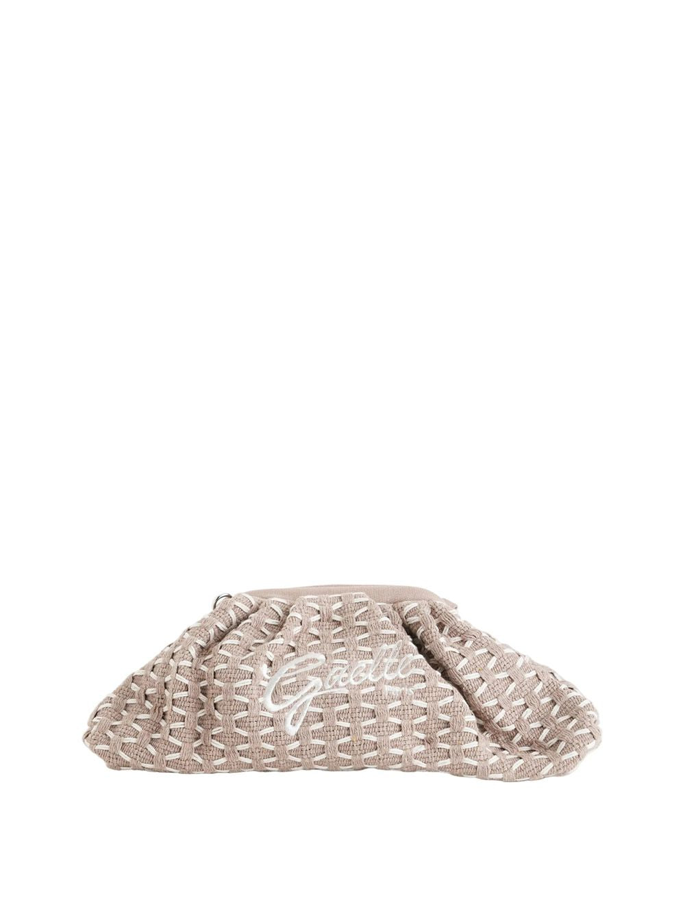 Borsa Gaelle MAXI POCHETTE RICAMO FIRMA Donna - Beige