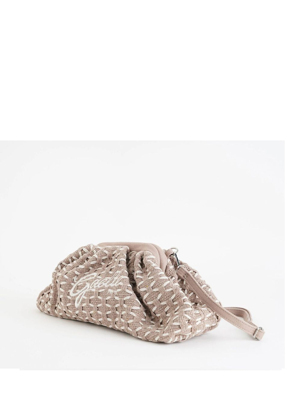 Borsa Gaelle MAXI POCHETTE RICAMO FIRMA Donna - Beige