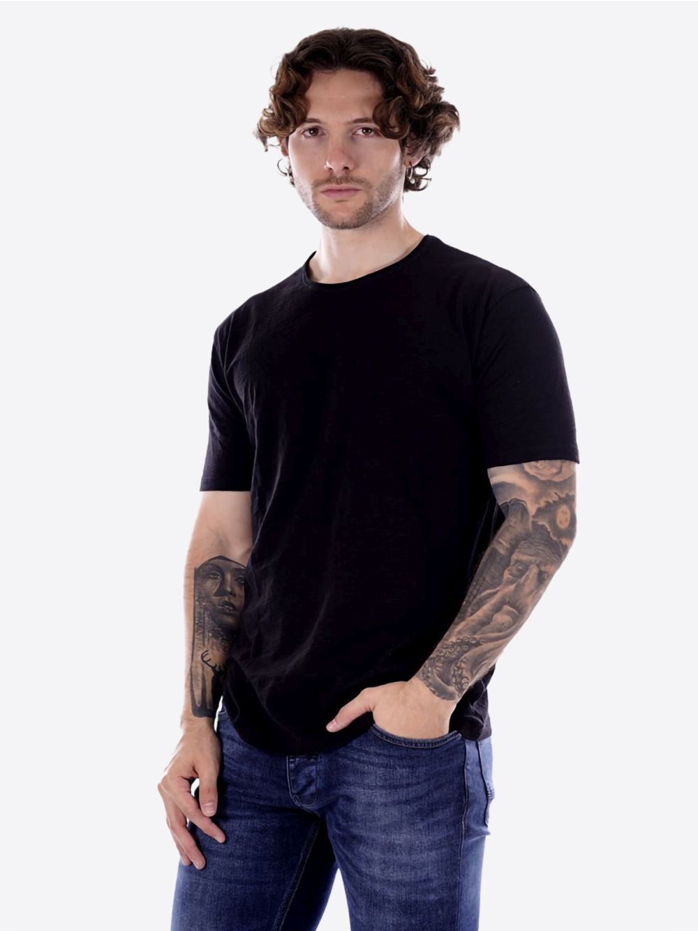 T-shirt Gianni Lupo Uomo - Nero