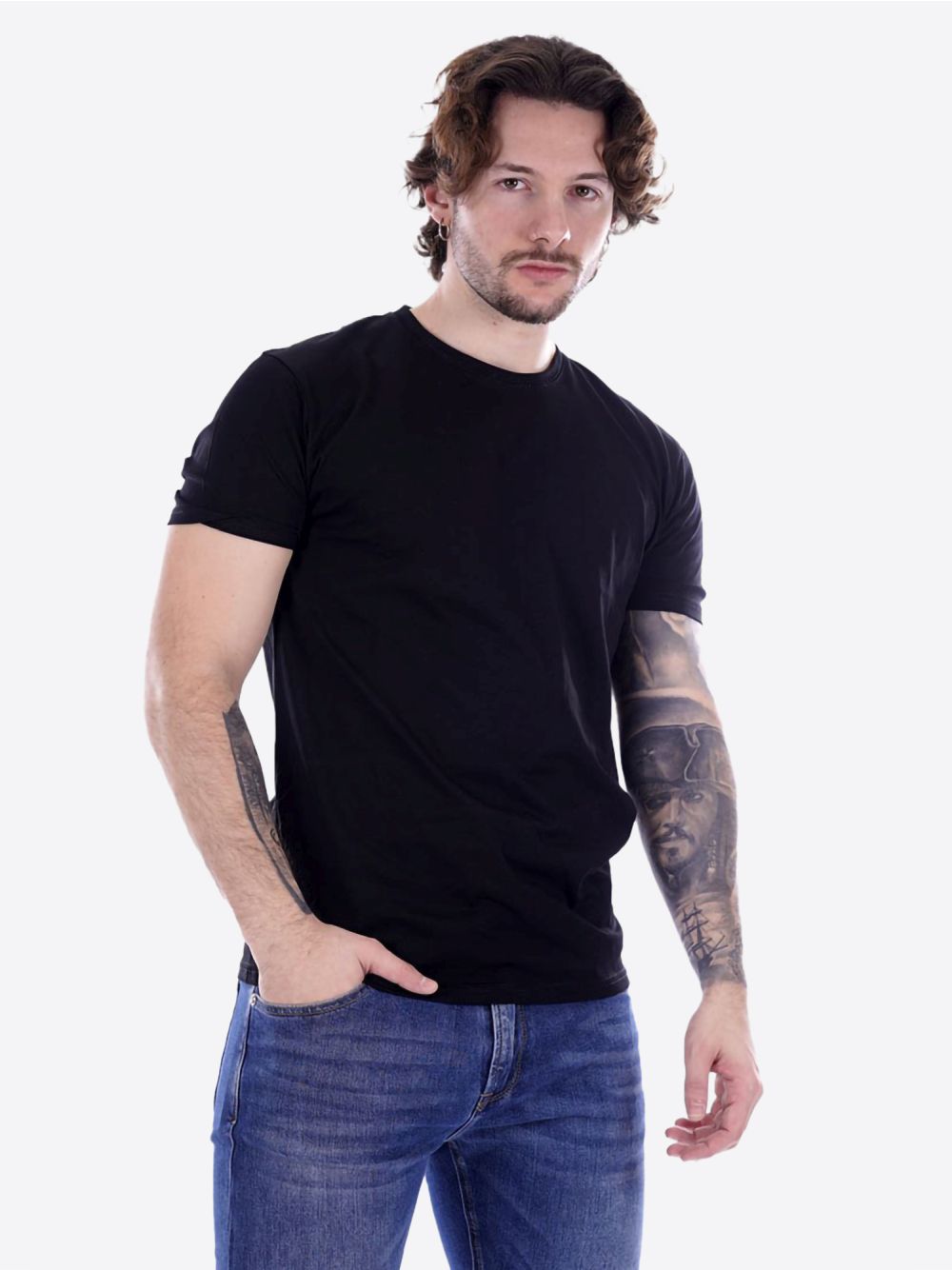 T-shirt Gianni Lupo Uomo - Nero