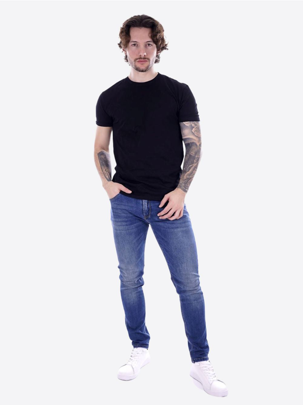T-shirt Gianni Lupo Uomo - Nero