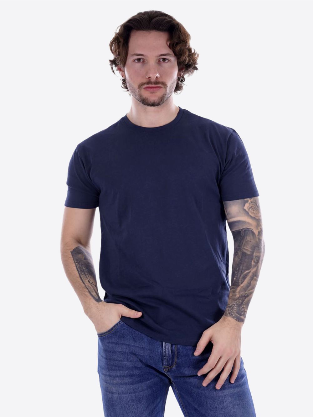 T-shirt Gianni Lupo Uomo - Navy