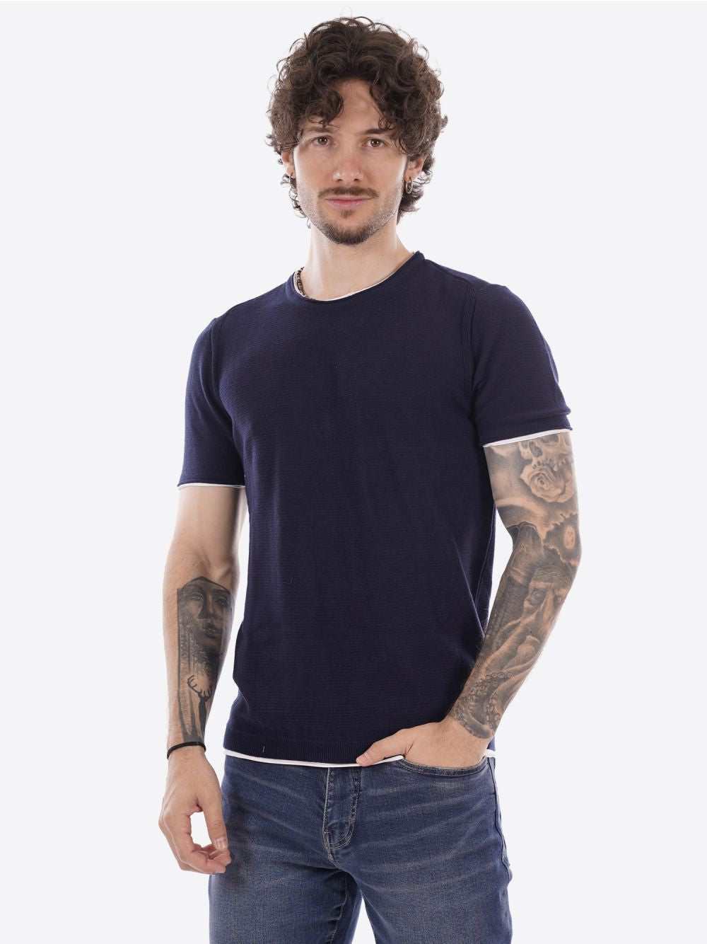 Pullover Gianni Lupo Uomo - Navy