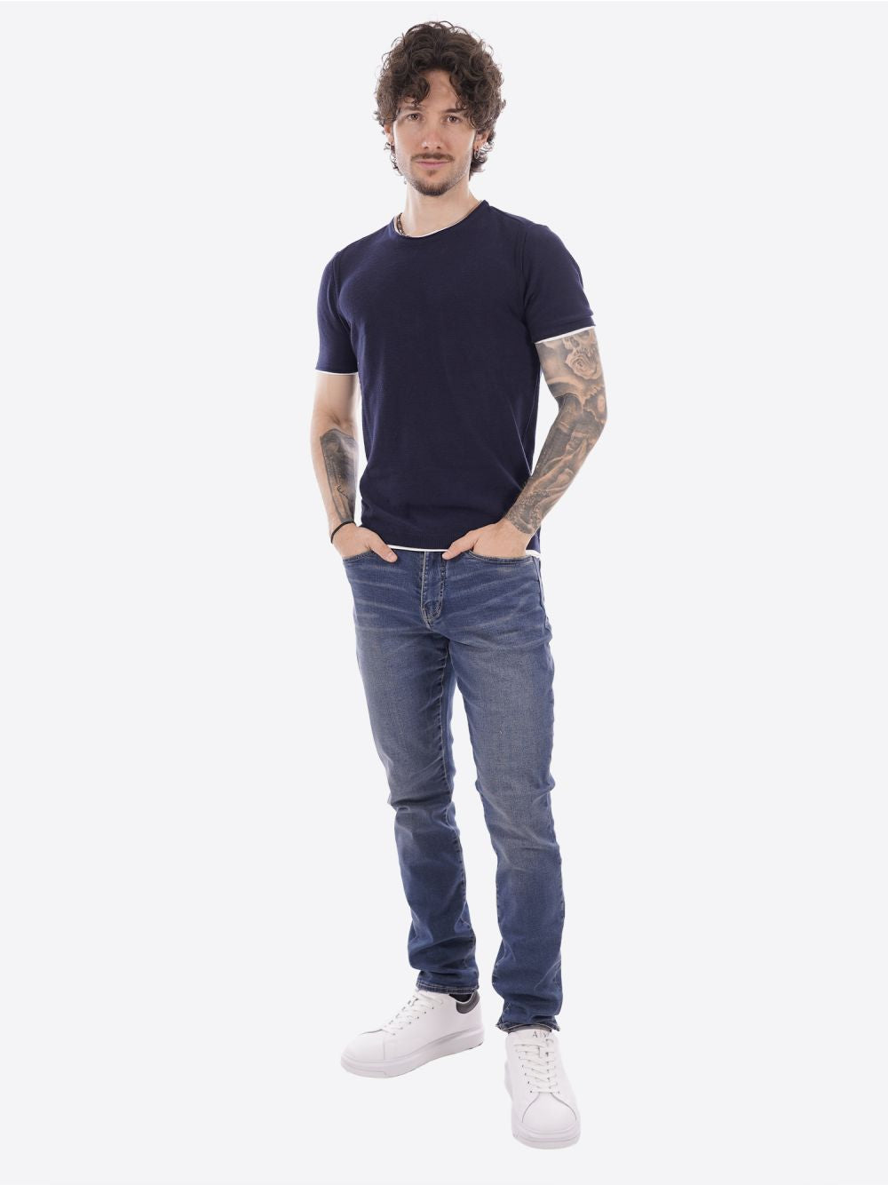Pullover Gianni Lupo Uomo - Navy