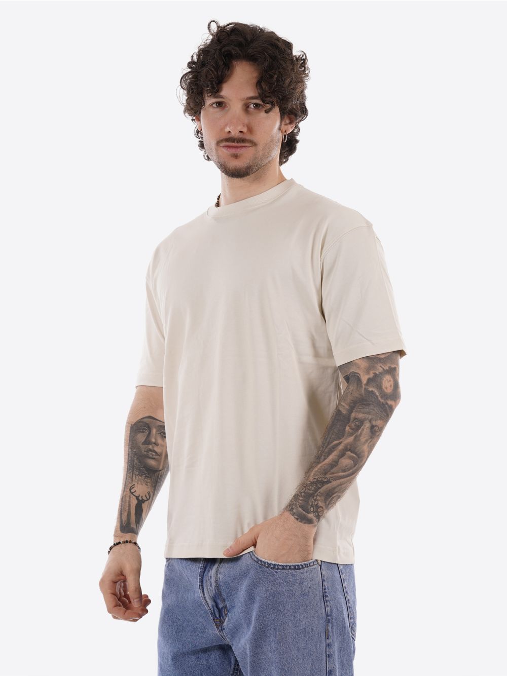T-shirt Gianni Lupo Uomo - Beige