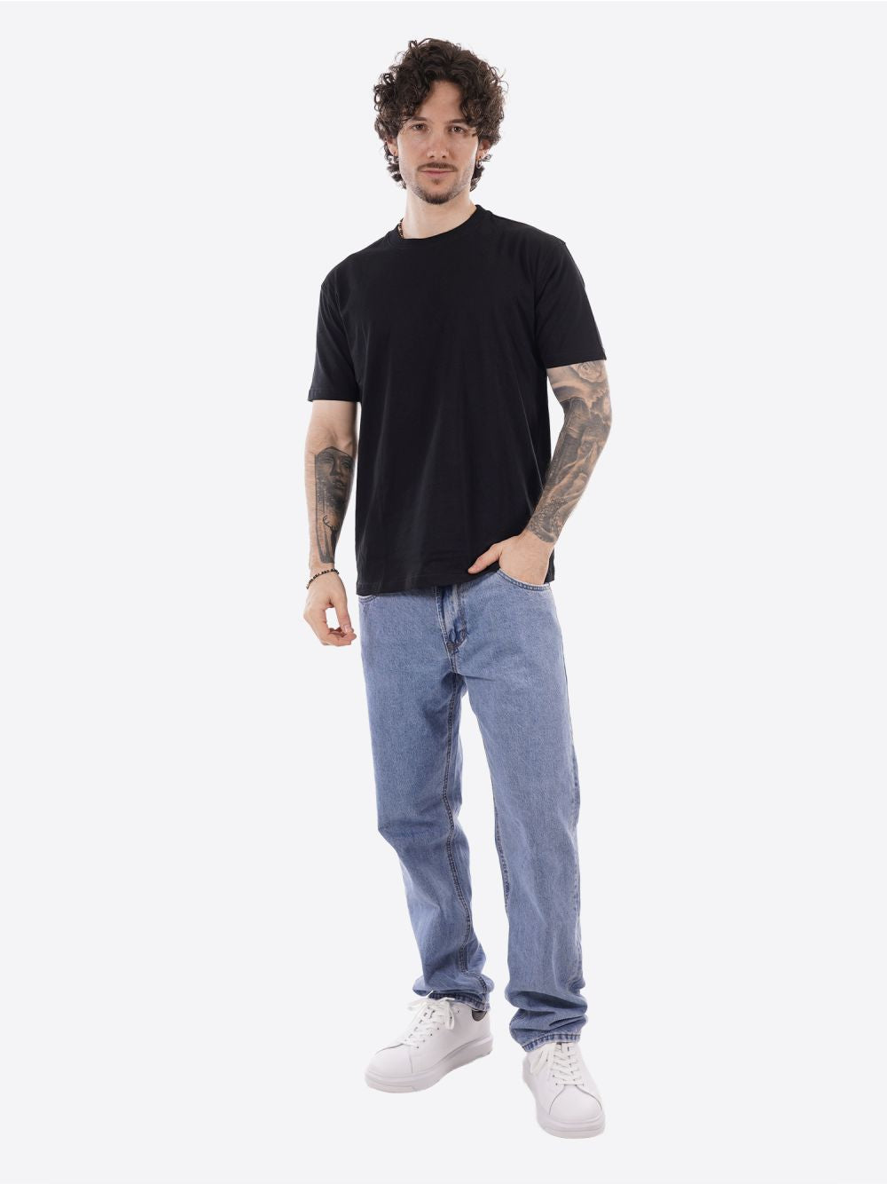 T-shirt Gianni Lupo Uomo - Nero