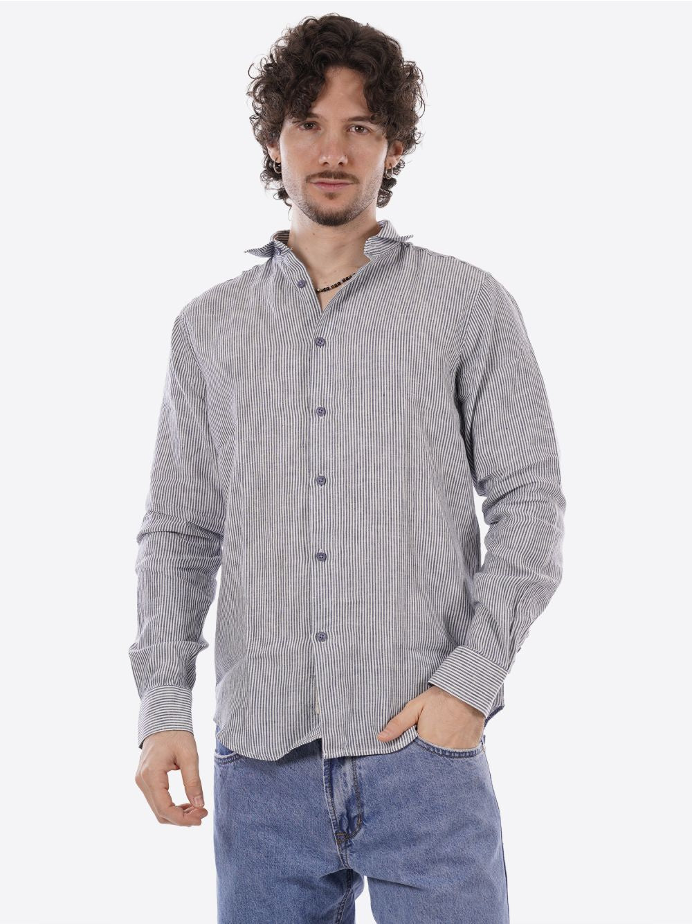 Camicia Gianni Lupo Uomo - Blu