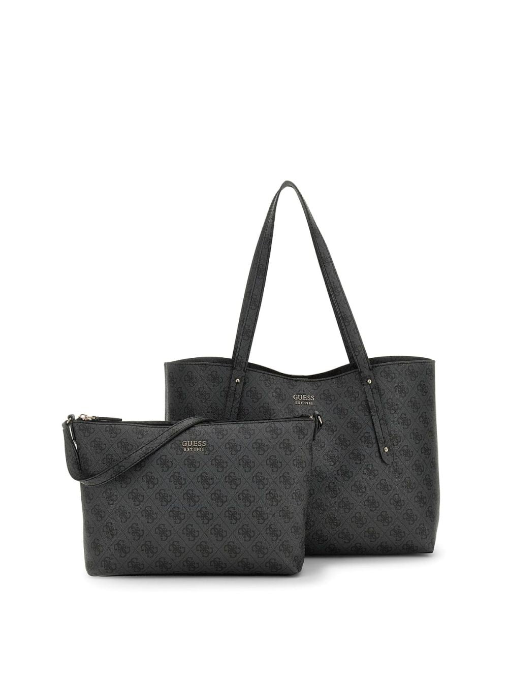 Borsa Guess Brenton Shopper Donna - Nero
