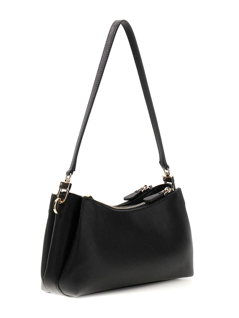 Borsa Guess BRAMINA SMALL SATCHE Donna - Nero